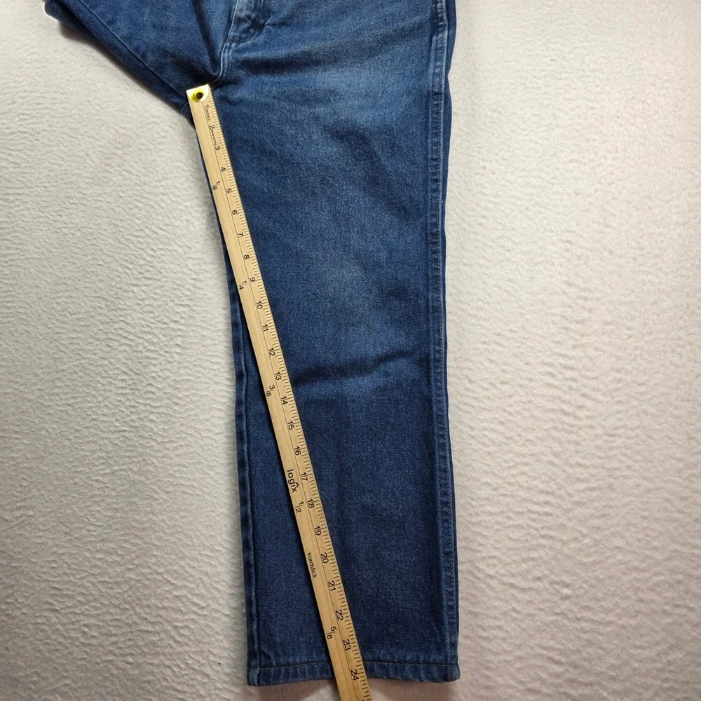 Wrangler 938PWD Jeans Men 32x30 Blue Straight Leg High Rise Western Denim